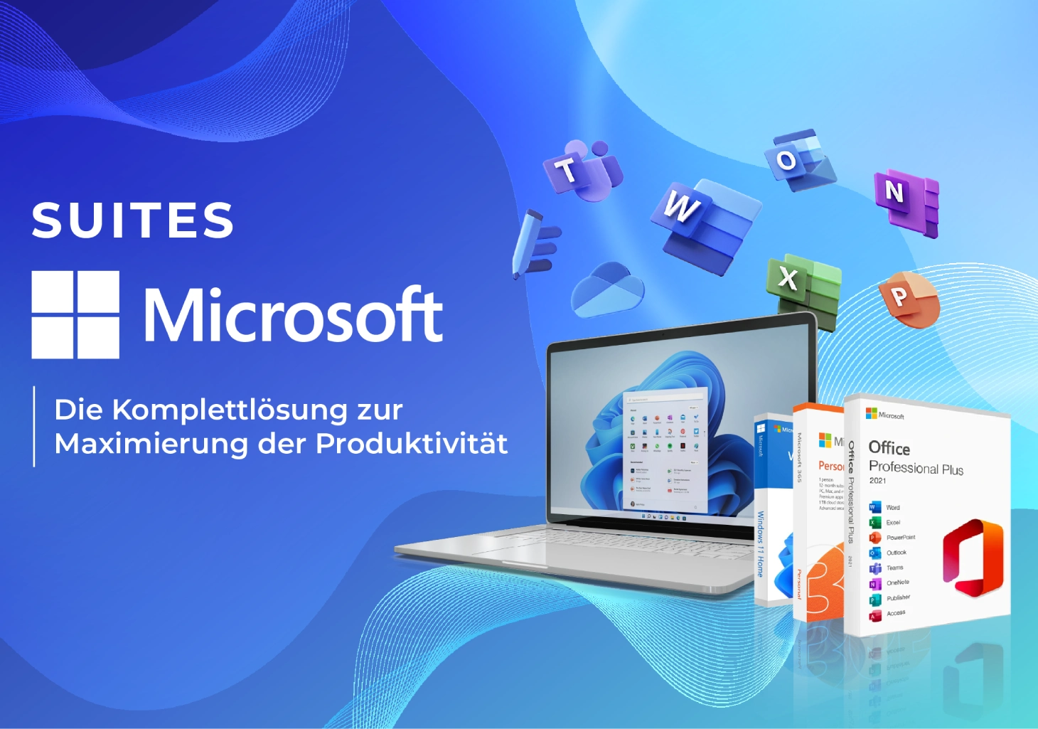 Microsoft Banner Schreibtisch