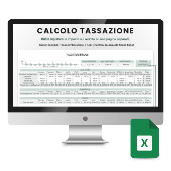 Template Excel Contabilità Aziende - immagine 3