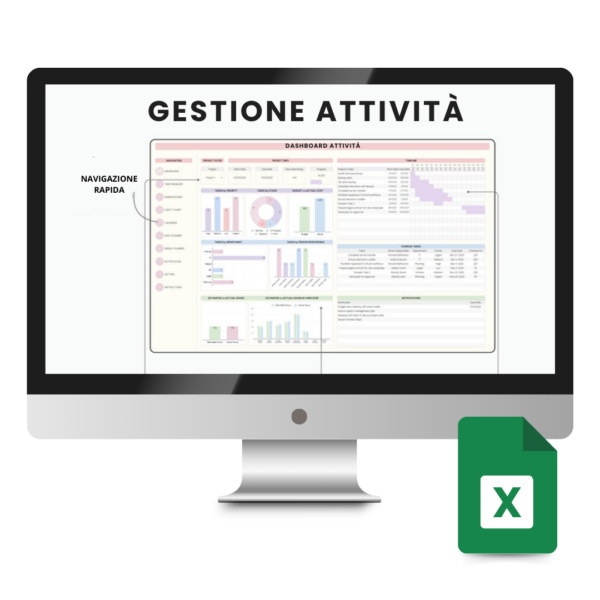 Template Excel Project Management - immagine 2