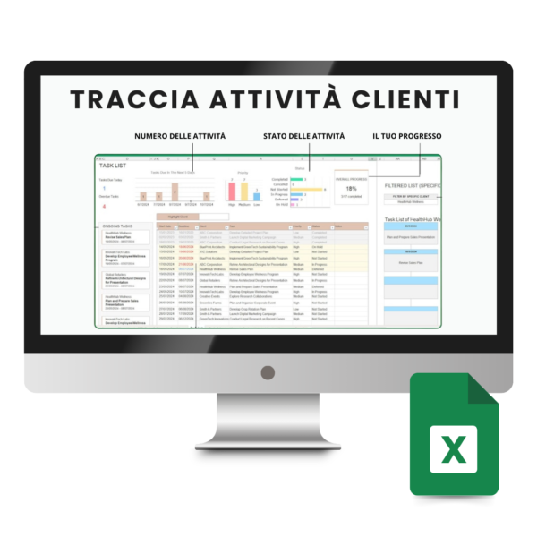 Template Excel Client Tracker - immagine 2