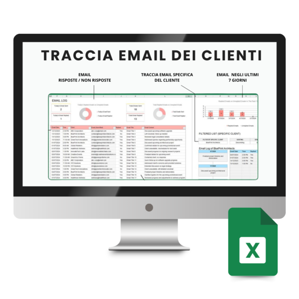 Template Excel Client Tracker - immagine 3