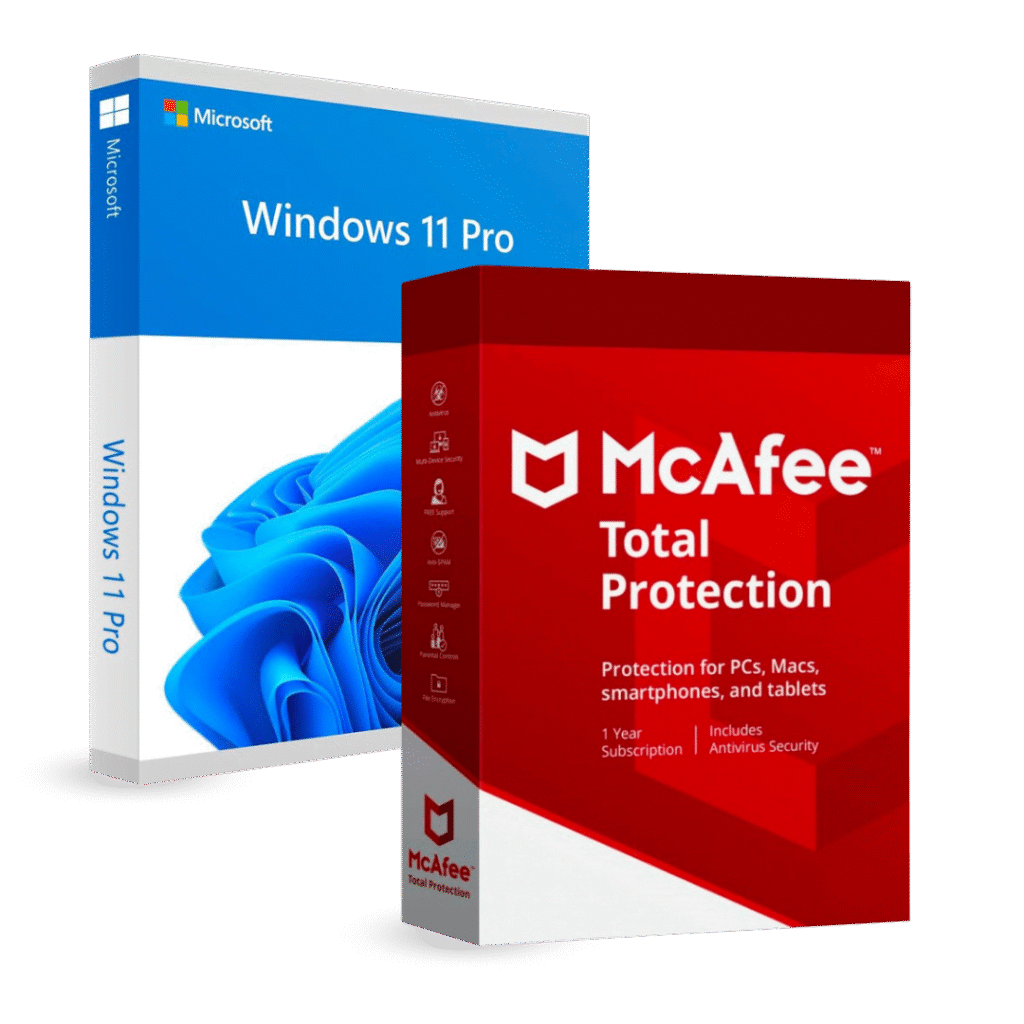 windows 11 pro + mcafee total protection