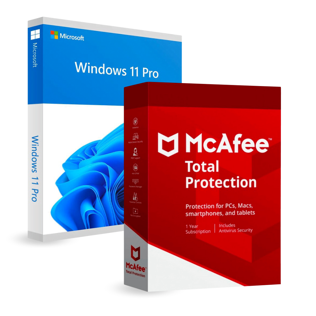 windows 11 pro + mcafee total protection